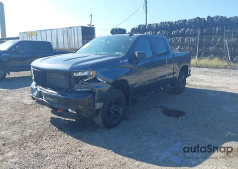 2022 Chevrolet Silverado Ltd 4Wd Short Bed Lt Trail Boss from USA, damaged, VIN 1GCPYFED0NZ129297